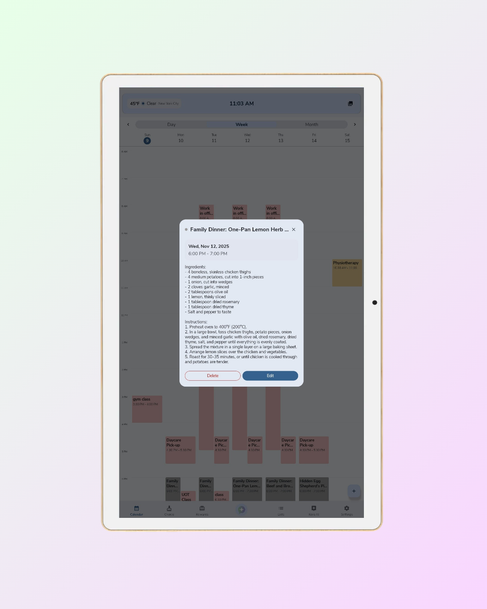 AI Meal Planning with Grocery Delivery